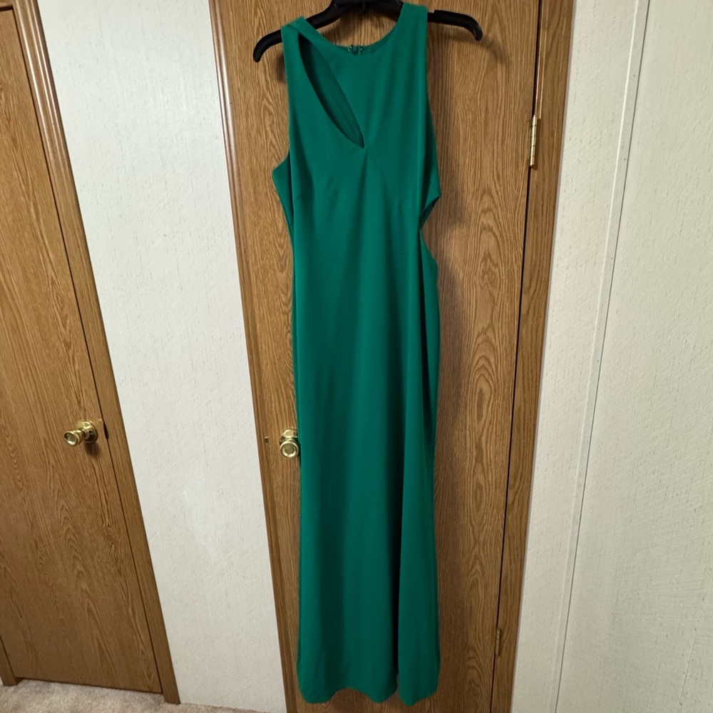 Betsy & Adam  Green Dress